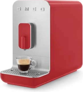 SMEG BCC01RDMEU Espressomachine Mat Rood Volautomatisch