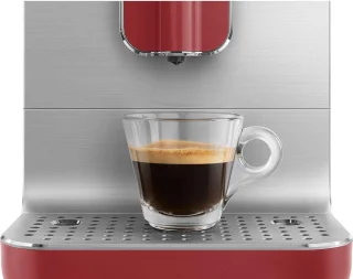 SMEG BCC01RDMEU Espressomachine Mat Rood Volautomatisch