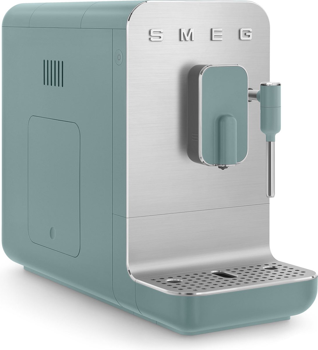 Wat vinden we goed aan de SMEG BCC02EGMEU Espressomachine Emerald Green