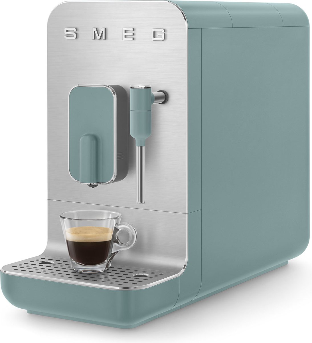 Wat vinden we goed aan de SMEG BCC12EGMEU Espressomachine Emerald Green