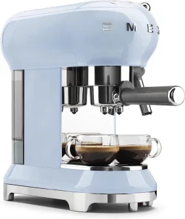 SMEG ECF01PBEU espressomachine pastelblauw
