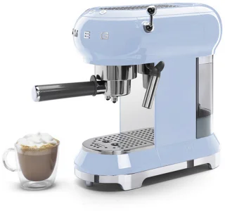 SMEG ECF01PBEU espressomachine pastelblauw