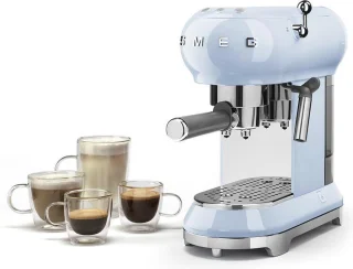 SMEG ECF01PBEU espressomachine pastelblauw