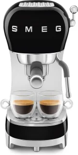 SMEG ECF02BLEU Handmatige espressomachine zwart