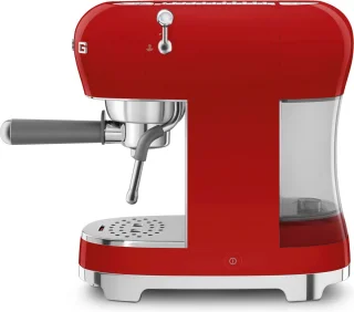 SMEG ECF02RDEU Handmatige espressomachine Rood