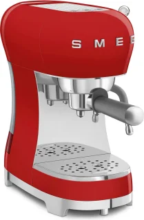 SMEG ECF02RDEU Handmatige espressomachine Rood