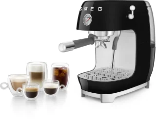 SMEG ECF03BLEU Handmatige espressomachine