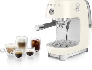SMEG ECF03CREU Handmatige espressomachine Crème