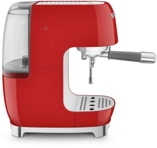 SMEG ECF03RDEU Handmatige espressomachine Rood