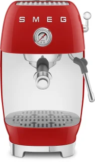 SMEG ECF03RDEU Handmatige espressomachine Rood
