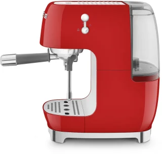 SMEG ECF03RDEU Handmatige espressomachine Rood