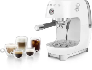 SMEG ECF03WHEU Handmatige espressomachine