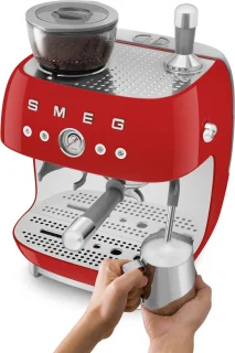 SMEG EGF03RDEU Espressomachine Rood