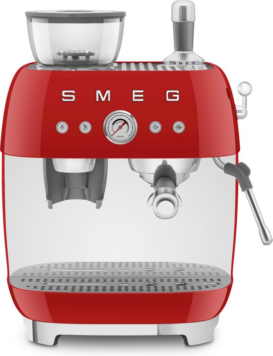 SMEG EGF03RDEU Espressomachine Rood review