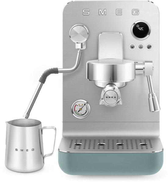 SMEG Minipro EMC02EG — Barista-prestatie in Emerald Green