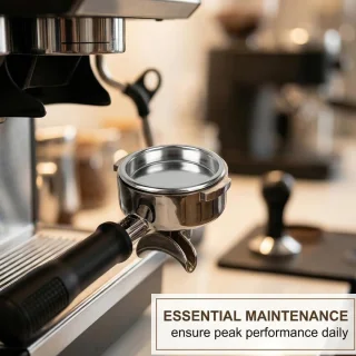 SnelShoppen blindfilter voor vol- en semi-automatische koffiemachines, 58 mm