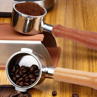 SnelShoppen RVS filterhouder voor espressomachines