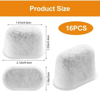 Solidchoice 16 stuks waterfilters voor volautomatische koffiemachines
