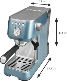 Solis Barista Perfetta Plus 1170 Espresso Pistonmachine Blauw