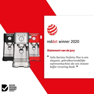 Solis Barista Perfetta Plus 1170 Espressomachine Rood