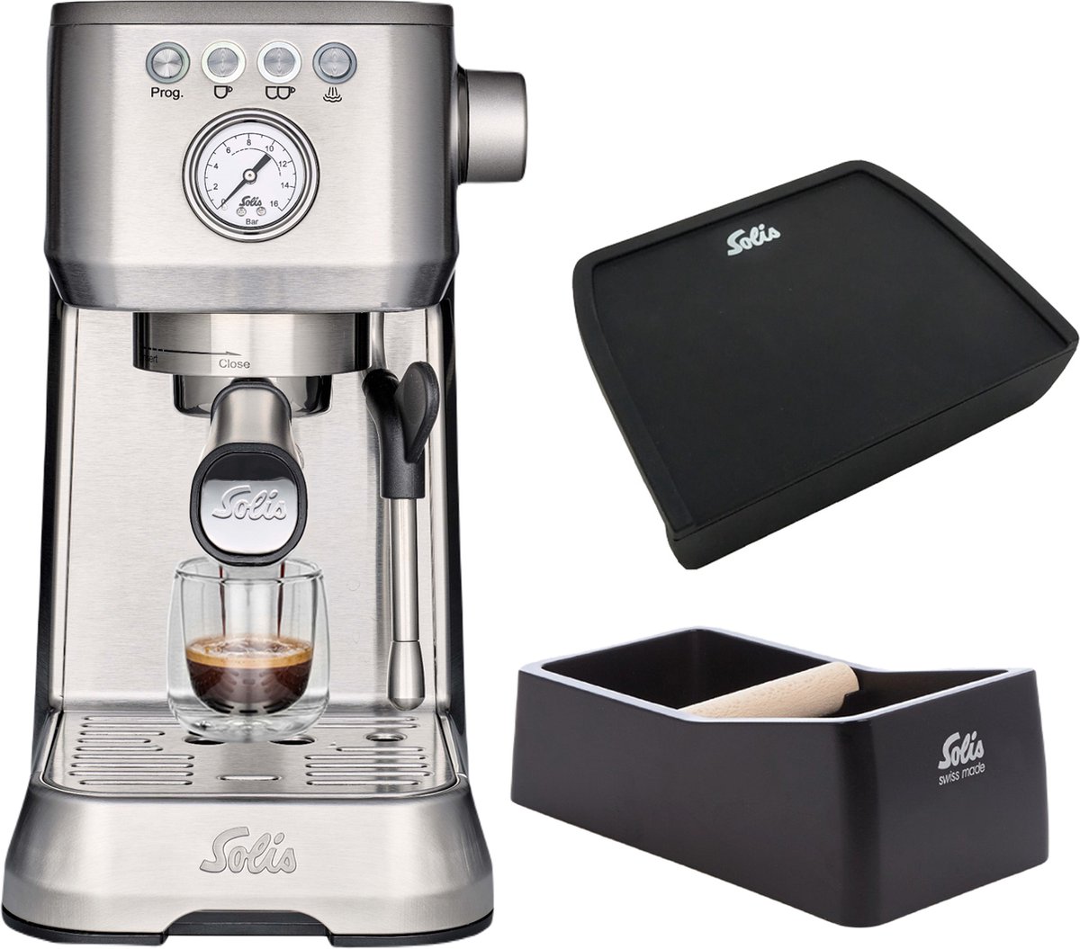 De Solis Barista Perfetta Plus 1170 Espressomachine Zilver in één oogopslag