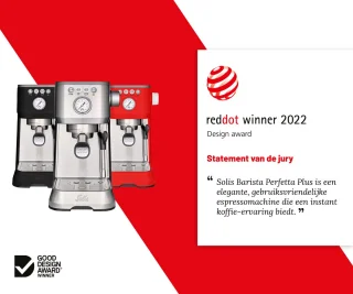 Solis Barista Perfetta Plus 1170 Pistonmachine & Scala Zero Static 1662 Koffiemolen Zilver
