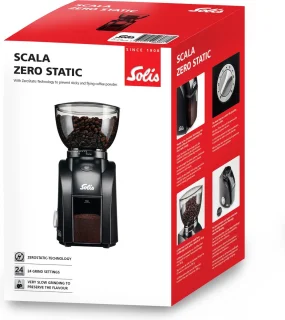 Solis Barista Perfetta Plus 1170 Pistonmachine & Scala Zero Static 1662 Koffiemolen Zilver