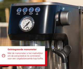 Solis Barista Perfetta Plus 1170 V2 Piston Espressomachine Zwart