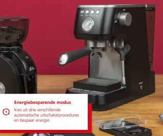 Solis Barista Perfetta Plus 1170 V2 Piston Espressomachine Zwart