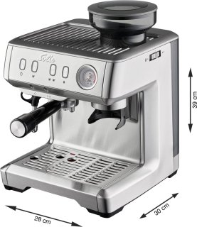 Solis Grind & Infuse Compact 1018 Espressomachine RVS Zilver
