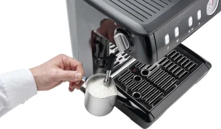 Solis Grind & Infuse Compact 1018 Espressomachine RVS Zwart