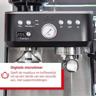 Solis Grind & Infuse Perfetta 1019 Espressomachine Zilver