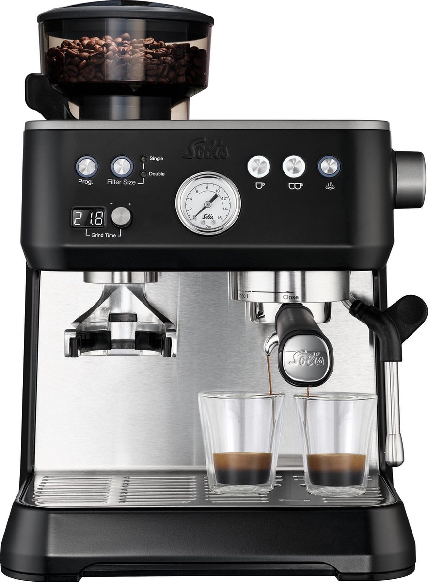 De Solis Perfetta 1019 Espressomachine Zwart in één oogopslag