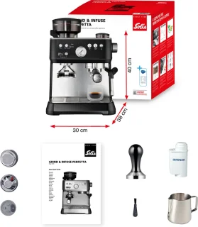Solis Perfetta 1019 Espressomachine Zwart