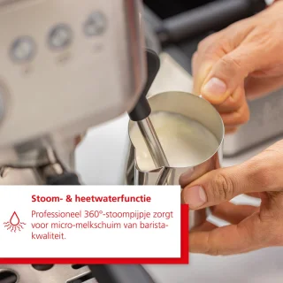 Solis Perfetta 1019 Piston Espressomachine Zilver