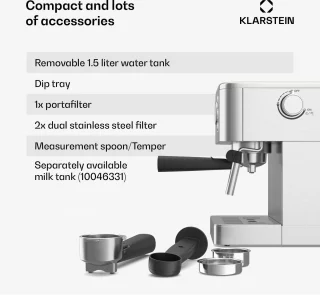 SteelPresso Portafiltermachine Compact