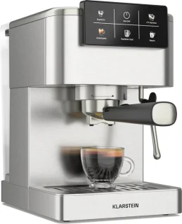 SteelPresso Touch portafiltermachine 20 bar rvs