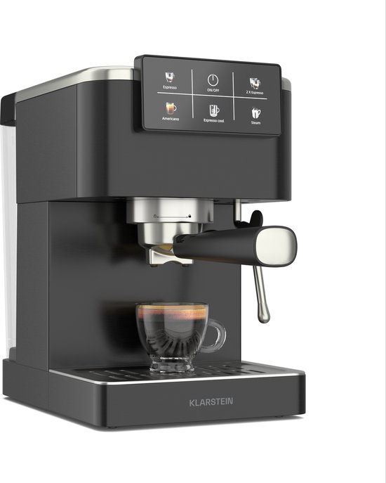 SteelPresso Touch portafiltermachine 20 bar rvs review