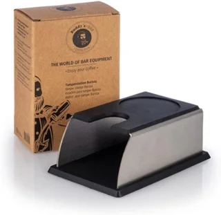 Tampstation voor espresso koffiezetapparaten