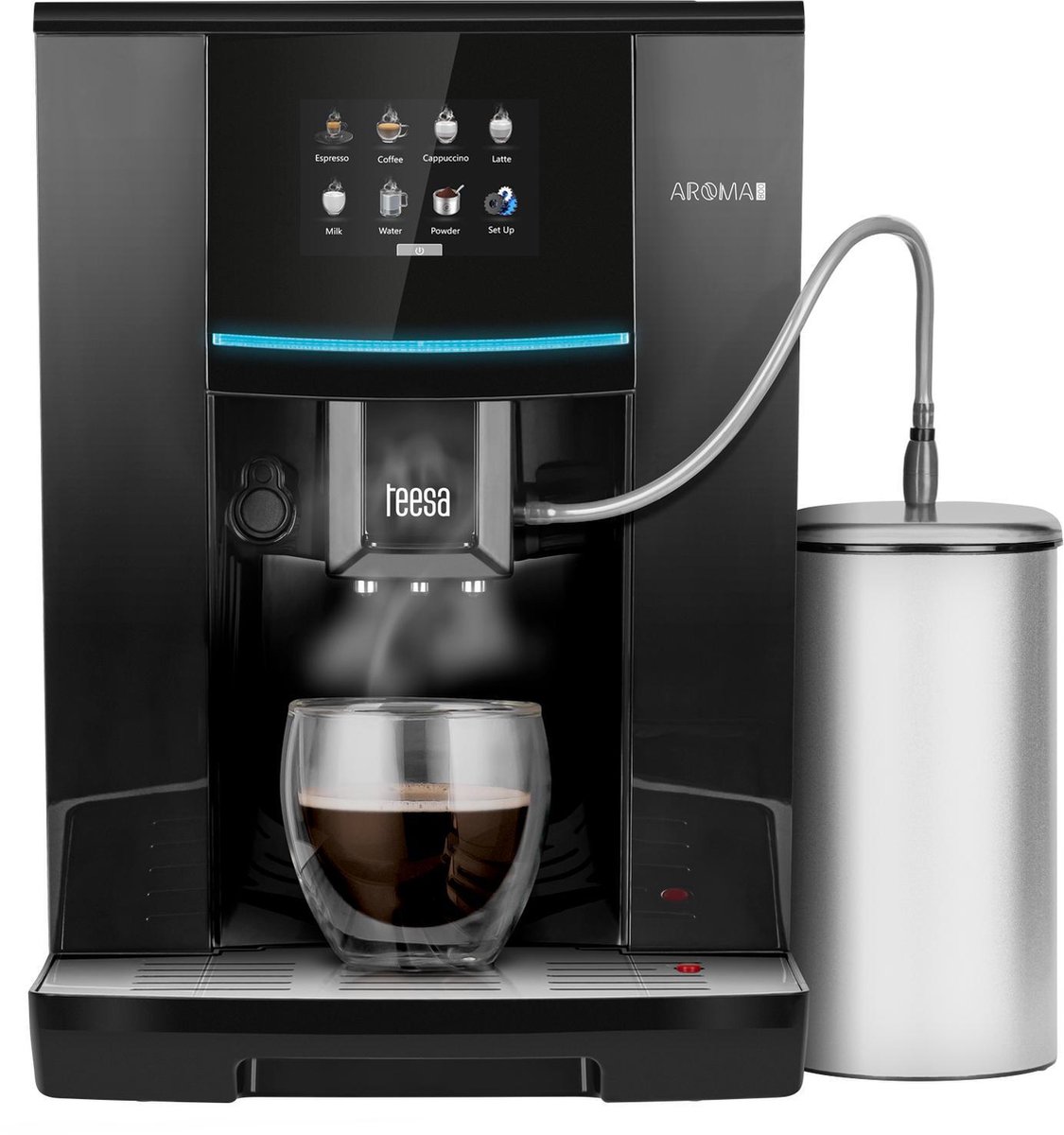 De Teesa TSA4008 Volautomatische espressomachine Aroma 800 Zwart in één oogopslag