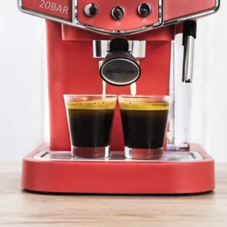 De Thuys Espressomachine Rood in één oogopslag