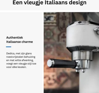 Thuys Luxe Espressomachine RVS Wit