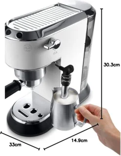 Thuys Luxe Espressomachine RVS Wit