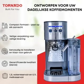 TORNADO TCM-14125 espressomachine
