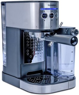 TORNADO TCM-14125 — compacte automatisch espresso- en cappuccinomachine voor dagelijks gebruik