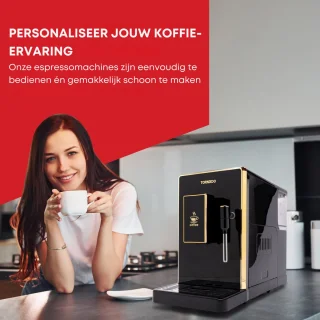 TORNADO TCM-9008A-GS Espressomachine volledig automatisch