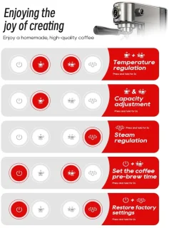 Tresaro | Semi-automatische espressomachine