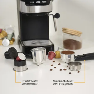 Tristar CM-2278 Espressomachine Capsules en Gemalen Koffie
