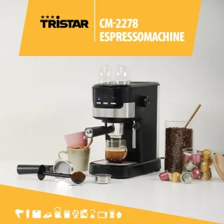 Tristar CM-2278 Espressomachine Capsules en Gemalen Koffie