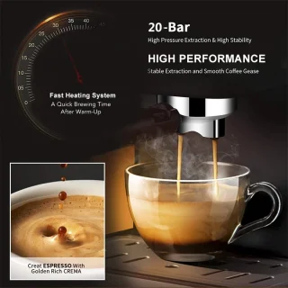 Tumex Espressomachine Koffiezetapparaat 1.6L